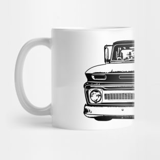 1966 Chevy C10 Sketch Art Mug